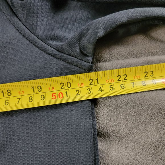 Under Armour Mens Medium Black Big Logo Hoodie Graphic Print Long Sleeve - Picture 7 of 9